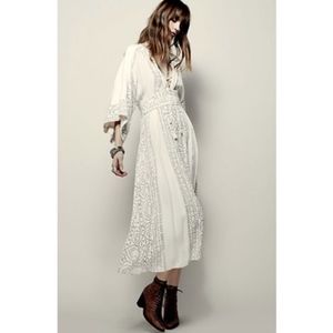 Free People Kimono Style Boho Dress